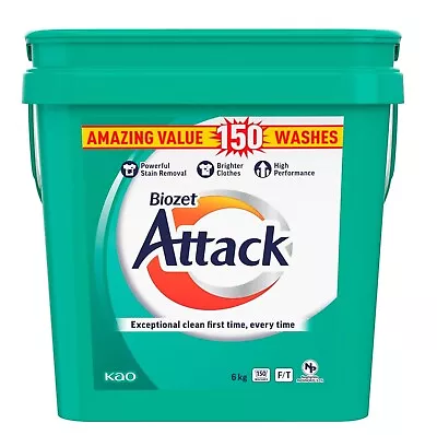 Biozet Attack Regular Laundry Powder Detergent 6 Kilograms • $47.25