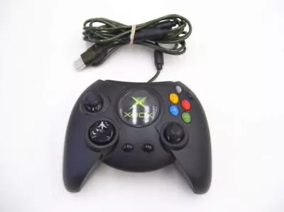 Xbox Controller Genuine Original Microsoft X08-17160 Genuine Black S Duke Wired • $65.21