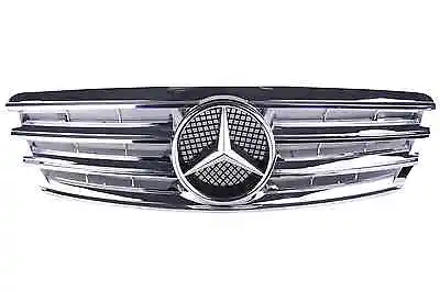 2001 02 03 04 05 06 07 For Mercedes W203 C Class Chrome Grille Sedan Wagon Only • $184