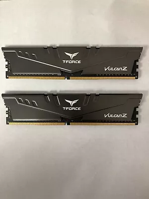 TeamGroup T-Force Vulcan Z (2x8GB)16GB DDR4 3200MHz TLZGD48G3200HC16FBK • $29.95