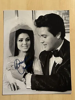 PRISCILLA PRESLEY SIGNED 8x10 PHOTO AUTOGRAPHED ELVIS PRESLEY WIFE RARE COA • $63.74