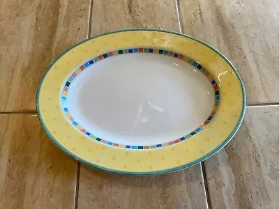 Villeroy & Boch TWIST ALEA Limone 14  Oval Serving Platter / Meat Plate Yellow • $34.99