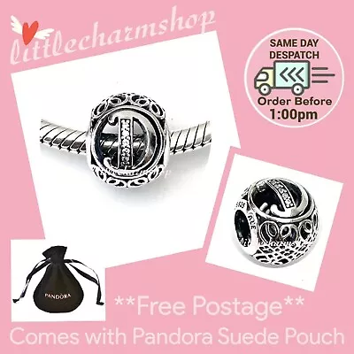 NEW Authentic Genuine PANDORA Vintage Letter D Openwork Charm - 791848CZ RETIRED • $55.70