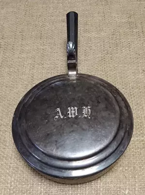 Vintage Apollo EPNS Silent Butler/Crumb Catcher Silverplate Tarnished Monogram • $16.50