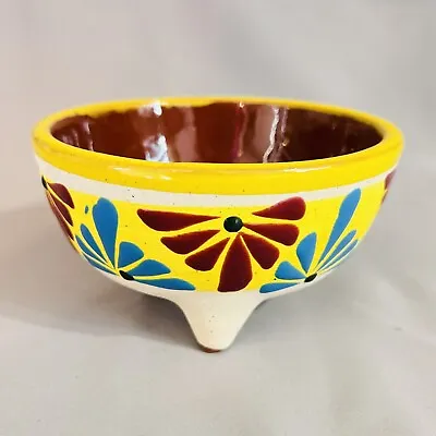 Molcajetes De Barro Mexicano Engove Terra Cota Mexican Molcajetes Bowl Colorful • $14.38