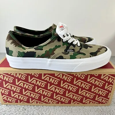 Vans Trainers Unisex 6 UK Authentic Camo Camouflage Skater Shoes Sneakers 39 EUR • £36.99