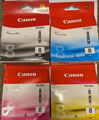 Canon PIXMA ChomaLife 100 Cli-8Y8M8C & 8BK BNIB • £16.99
