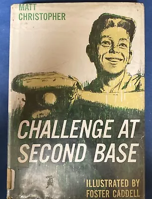 VINTAGE; CHALLENGE AT SECOND BASE-MATT CHRISTOPHER-1962- Foster Caddell • $12