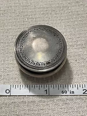 Vintage  800 Silver Pill Snuff Box • $45