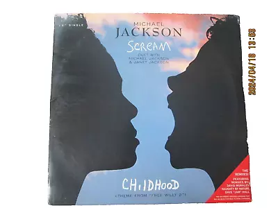 MICHAEL JACKSON/JANET JACKSON Scream 12  Vinyl EP US 95’ Epic Remixes VG+/VG • £9.99