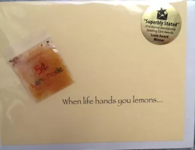 Humorous Greeting Card -  When Life Hands You Lemons  By Jumping Cracker Beans • $2.75
