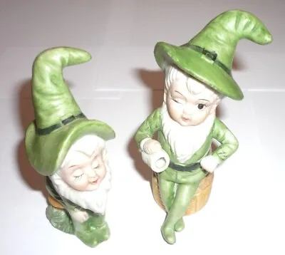 Vintage Ceramic Lot Of 2 Elves Stump And Mushroom • $14.99