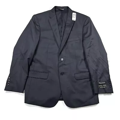 Jos A Bank Traveler Slim Fit Suit Separate Navy Blue Blazer Jacket 41R New Wool • $99.99