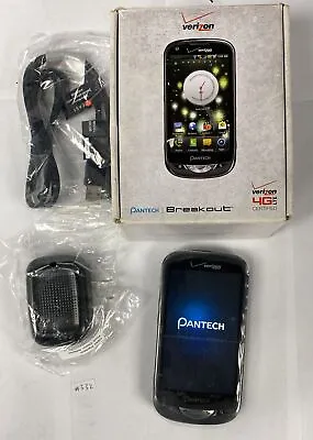 Pantech Breakout 1GB Black 4G LTE Verizon Smartphone • $17.99