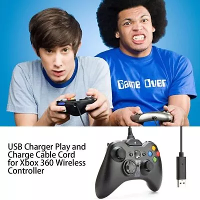 Adapter Gamepad Charger Wire Power Supply Cord USB Charging Cable For XBox 360 • $7.21