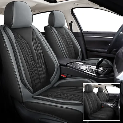 Car 5-Seat Covers PU Leather Front&Rear Cushion For Mazda 6 2010-2021 Gray/Black • $120