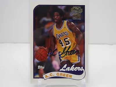 A.c. Green 2005 Topps All Time Fan Favorites Autograph Auto! Los Angeles Lakers! • $18