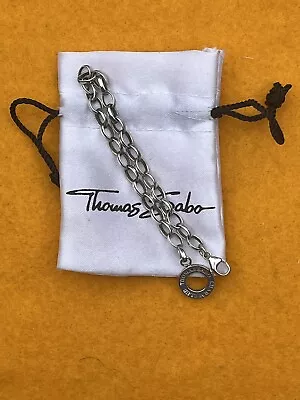 Thomas Sabo Silver Charm Bracelet With Thomas Sabo Gift Pouch • $38.40