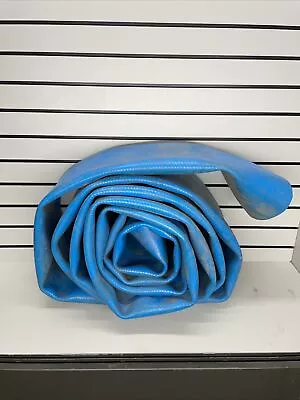 6” Blue PVC Lay Flat Water Discharge Hose 22’ Dock Protection • $74.65