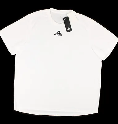 Men's Adidas Creator SS Sports Athletic Training T-Shirt EK0078 White • $19.79