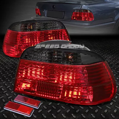 For 95-01 Bmw 7-series E38 Red/smoked Lens Tail Light Rear Brake Reverse Lamps • $88.38