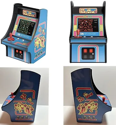 Ms. Pac-Man Arcade Game & Cabinet Micro Player Mini Tabletop Handheld WORKS • $24.99