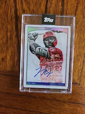 2022 Mike Trout Auto - Topps X Lauren Taylor 1A /99 (in Hand Angels Autograph) • $450