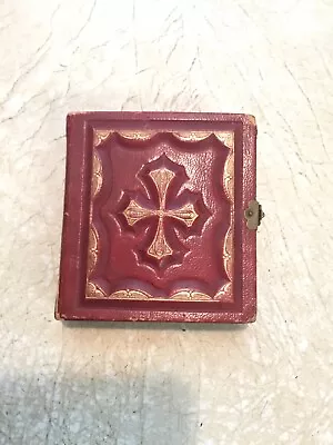 1800’s AFRICAN AMERICAN & WHITE FAMILY MINIATURE Tin Type Photo Album 55 PHOTOS • $3200