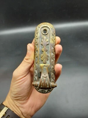 £49.99 • Buy Original Victorian Brass Mechanical Bell Pull Front Door Servant Decorated