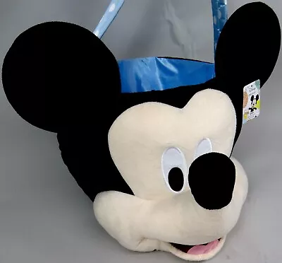 Jumbo Mickey Mouse Plush Basket Bucket Tote Easter Halloween New Disney Kcare • $28.99