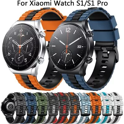 Sport Silicone Strap For Xiaomi MI Watch S1 Active S1 Pro Color 2 Band Bracelet • $10.88