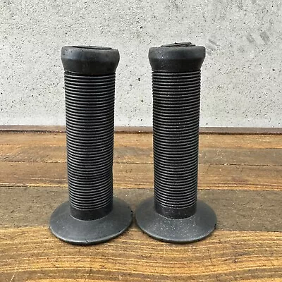 Dyno Grips Old School BMX D Stamp Vintage Black 5 In Mushroom Style OG 1990s A2 • $62.99