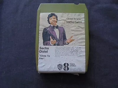 Sacha Distel - Close To You -  8 Track Cassette Warner Bros (date Unknown) • £2