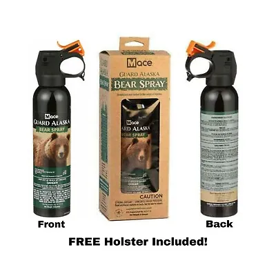 Mace Guard Alaska Bear Spray Deterrent (9 Oz) & FREE Nylon Canister Holster EPA  • $39.99