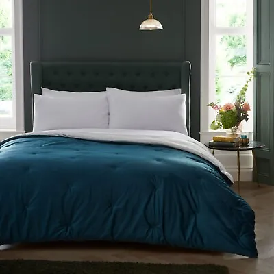 Quilted Bedspread Austell Soft Touch Velvet By Appletree Heritage Teal • £35.09