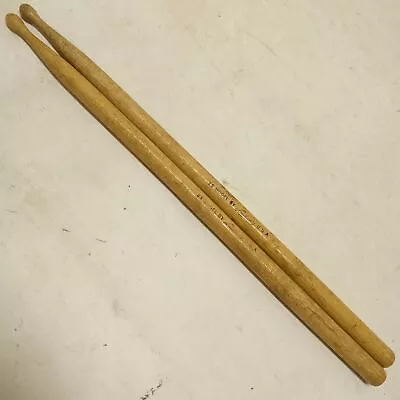 Ludwig 2x Drum Sticks 2S Model Classic Script Logo Vintage60s Thick/Fat Wood-Tip • $27.79