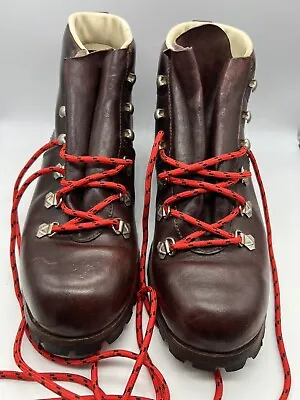 £50 • Buy Vintage Hawkins Hellvellyn Leather Walking Hiking Boots Size UK 7 EU 41