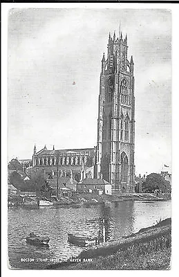 Boston Stump From The Haven Bank PPC Appley Westmorland 1958 PMK To E. Cosham • £4