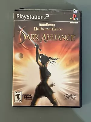 Baldur's Gate: Dark Alliance (PlayStation 2 2005) PS2 - No Manual Tested Works! • $12.95