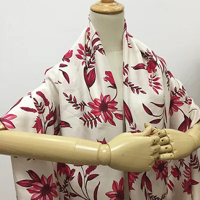 $30 • Buy 100% Natural Silk Habotai Fabric Sanding Wash For Summer Dress And Skirt,SHB046