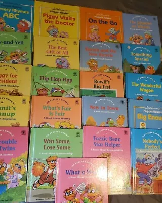 Jim Henson's Muppets Muppet Babies Hardcover Book Lot 21 Grolier Life Lessons • $39.99