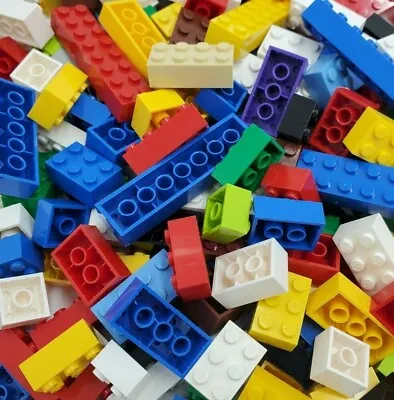 Lego Lot Of 65 Assorted Color Bricks 2x8 2x6 2x4 2x3 2x2 Bulk • $15.99