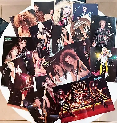 VTG Classic Rock Poster Lot~YOU PICK & CHOOSE~Pinups~AC/DC KISS Police Queen +++ • $9.99