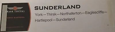 Grand Central Railway Labels Sunderland • £1