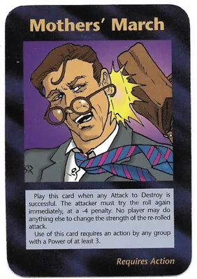 Illuminati Card Game Steve Jackson 1995 World Domination Mothers' March Yellow • $2.55