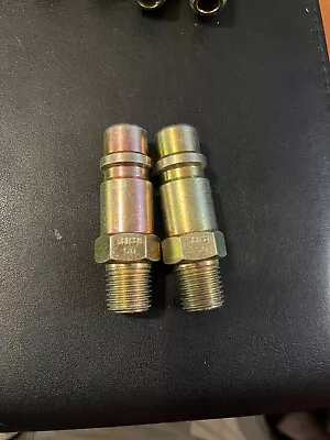 EATON HANSEN Quick Connect : 1/2 In Body - Steel - ¼ NPT MALE - 2 Pack PLUG • $15.50