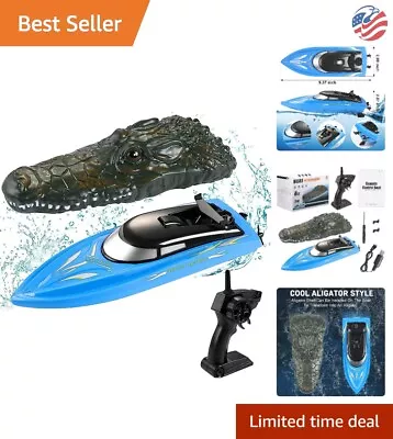 RC Boat Crocodile Top - RH701 15km/h High Speed Mini Boat For Kids Adults Boys • $48.99