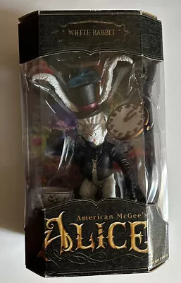 VINTAGE AMERICAN McGEE ALICE IN WONDERLAND WHITE RABBIT NEW IN OPEN BOX • $99.99