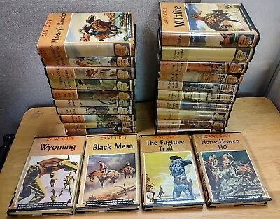 Lot Of 24 Vintage Zane Grey Books Great Western Edition Hardcovers • $44.50