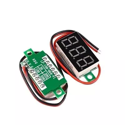 Mini DC 30V 2 Wire LED Digital Tube Display Panel Volt Meter Voltage Voltmeter# • $7.05